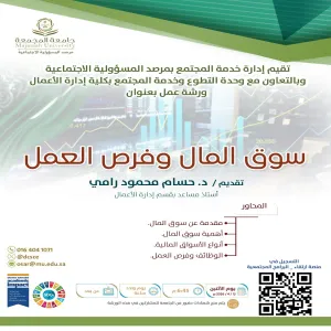 The Social Responsibility Observatory conducts a Workshop on Capital Market and Career Opportunities