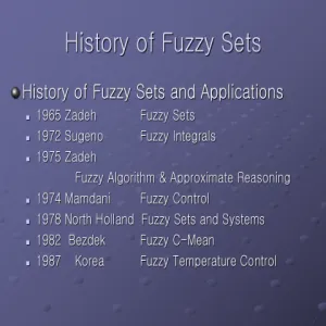 Fuzzy Sets and Some Applications