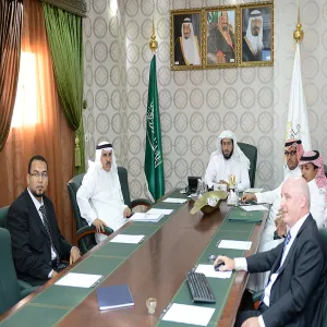 The Vice Rector Views a Presentation on Construction Projects Management E-system