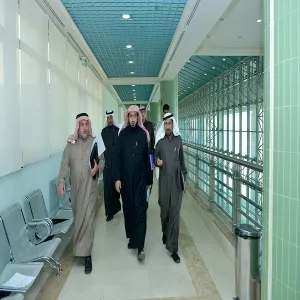 HE the Vice Rector Follows-up the University Campus at Majmaah