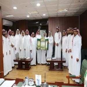 Vice Rector Receiving Annual and Statistics Report