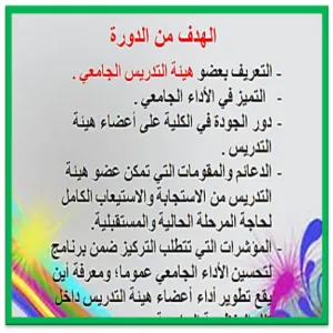 Developing Scientific and Professional Skills of Faculty Members