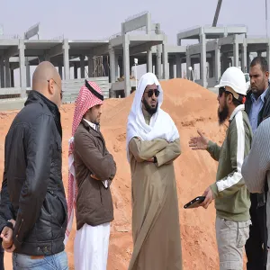 Within the Rectorship Constant Visits: HE Vice Rector Makes A Spotting Visit To The Urgent Buildings Projects In Rummah Province