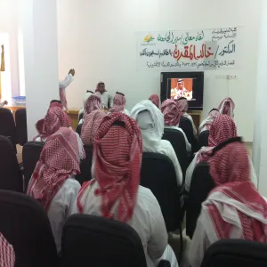 The college offer a reception student affairs at the University of primarily collected, and the honor of His Excellency the University Rector Dr. Khaled bin Saad  may God protect him