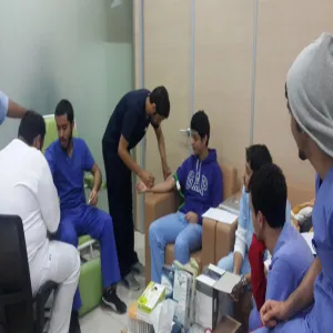 The Medical Services Holds a Program for Vaccination Against Hepatitis  A program was held by the Medical Services to vaccinate &amp; sampling students against hepatitis. The colleges include in this program are : College of Medicine in Majmaah, College of Ap
