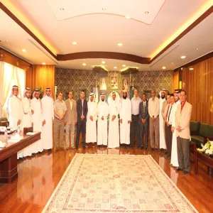 معالي مدير الجامعة يلتقي بمنسقي المؤتمر العلمي السادس