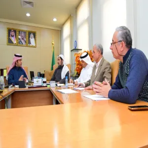 فريق عمادة البحث العلمي في زيارة لعمادة الجودة وتطوير المهارات