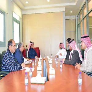 Dean of Scientific Research meets the delegation of the Strategic Planning Department to identify the indicators of the strategic plan