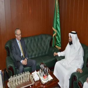 The University vice President for Educational Affairs Receives the Deputy of the Dean of Strategies and Marketing in Swansea University