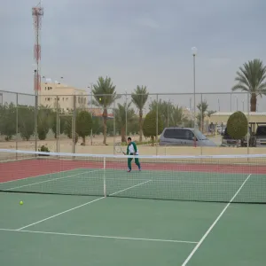 University Court Tennis Team Takes Part in Sports Federation Championship of Saudi Universities in Alahsaa