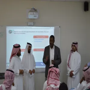 MU Vice-rector’s Office representatives visit the College of Science and Humanities in Hawtat Sudair