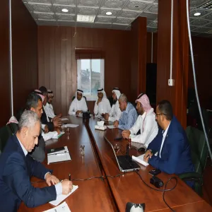 وكيل الجامعة للشؤون التعليمية يرأس اجتماعاً لفريق الجودة