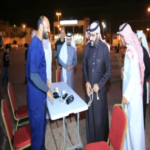 MU Medical Team participates in health program held at Walking Area in Majmaah