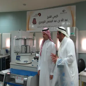 The University’s Deputy of Higher Studies and Scientific Research Visits the Chair of Sheikh Abdullah Al-Tuwaijri for Applied Research of Stroke Cases
