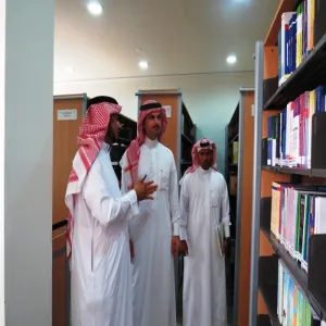 His Excellency the University Vice-Rector for Graduate Studies and Scientific Research Visits the Deanship of Library Affairs
