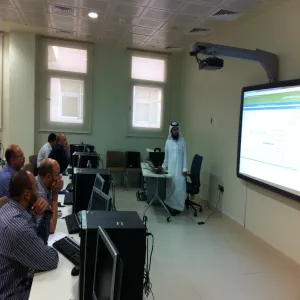 Training teaching staff  members to use the system Jusur