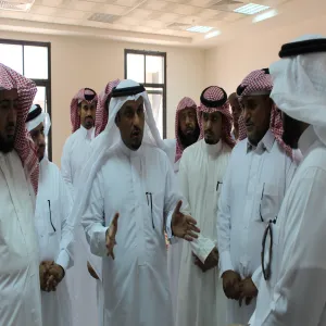 زيارة معالي مدير الجامعة التفقدية لكلية العلوم والدراسات الإنسانية برماح