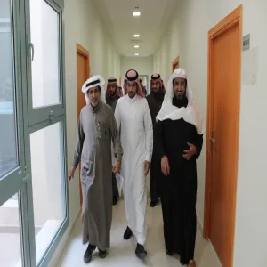 Visit of the Vice Rector Dr. Muslim Al - Dosari College Labs of CAMS