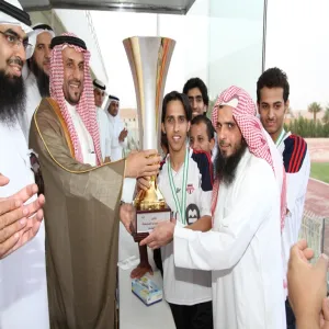 After Winning over the Community College with four points Rector of the University awards the College of Engineering team the Cup of His Excellency