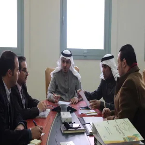 سعادة عميد كلية إدارة الأعمال يترأس لجنة الخُطط الدراسية بالكلية