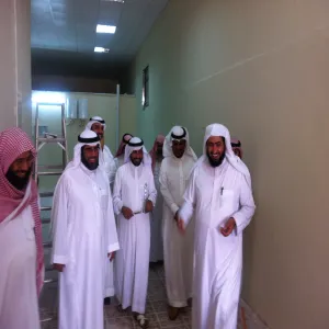His Excellency the Vice President inspects buildings College of Science and Humanities Rumaah