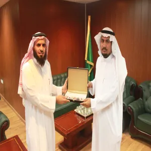 The University vice President for Educational Affairs Receives the Annual Report on Faculty of Education in Almajma'ah