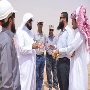 Within the Ongoing Efforts to Monitor the University Projects: HE the  Vice Rector Follows Up the  Urgent Buildings work at Rummah