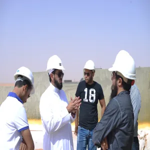 Vice Rector Inspects Rumaah Urgent Buildings
