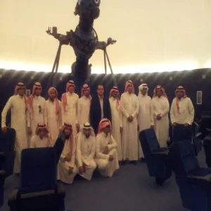 Trip to the planetarium in department of physics, Mohammad bin Saud University in Riyadh.