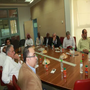 Vice Dean for Academic Affairs, Faculty of Medicine receives delegation Faculty of Science and human studies in alihuth