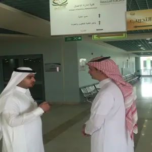 سعادة وكيل الجامعة للدراسات العليا والبحث العلمي يقف على استعدادات الكلية لاستقبال طلاب الدراسات العليا