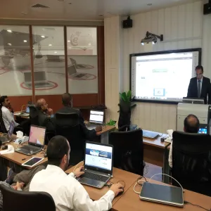 E-LEARNING UNIT HOLDS A TRAINING COURSE FOR FACULTY MEMBERS FOR THE DEVELOPMENT OF PERSONAL WEBSITES