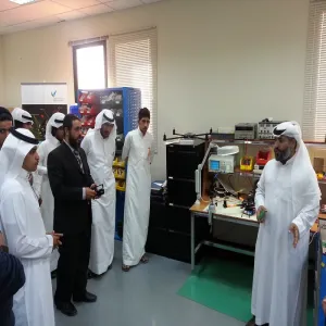 A DELEGATION OF STUDENTS FROM COMMUNITY COLLEGE VISITS THE CITY OF KING ABDUL AZIZ FOR SCIENCE AND TECHNOLOGY