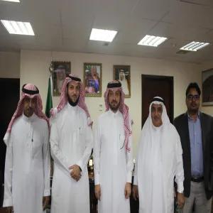 SUPERVISOR OF APPLIED MEDICAL SCIENCES COLLEGE HOLDS A MEETING WITH KING KHALID HOSPITAL DIRECTOR