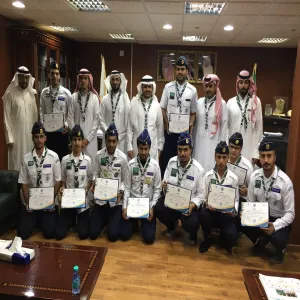 RECEPTION OF UNIVERSITY SCOUT MEMBERS