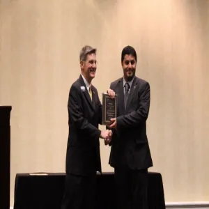 WICHITA STATE UNIVERSITY AWARDS SCHOLARSHIP STUDENT MR. AL-AREEFI SCIENTIFIC RESEARCH PRIZE
