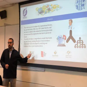 MU SCHOLARSHIP-STUDENT AL-AWHALI PARTICIPATES IN EUROPEAN CONFERENCE ON INFORMATION SYSTEMS