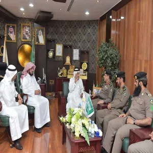 DIRECTOR OF TRAFFIC DEPARTMENT IN MAJMAAH VISITS MU RECTOR