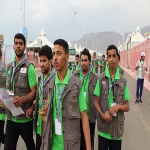UNIVERSITY-SCOUT PARTICIPATES IN SERVING PILGRIMS