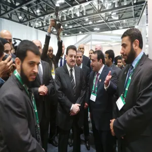 HIS EXCELLENCY THE AMBASSADOR OF SAUDI ARABIA IN UK PAYS A VISIT TO THE PAVILLION OF MAJMAAH UNIVERSITY
