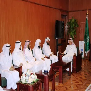 HIS HIGHNESS THE RECTOR WELCOMES THE STAFF OF EDUCATION COLLEGE IN ZULFI