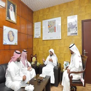 وكيل الجامعة يستقبل فريق الشركة السعودية للخطوط الحديدية ( سار )