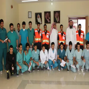 APPLIED MEDICAL SCIENCES COLLEGE IN COOPERATION WITH RED CRESCENT PARTICIPATES IN SERVING PILGRIMS.