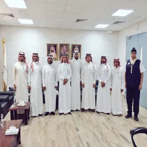 معالي مدير الجامعة يزور كلية العلوم والدراسات الإنسانية بحوطة سدير