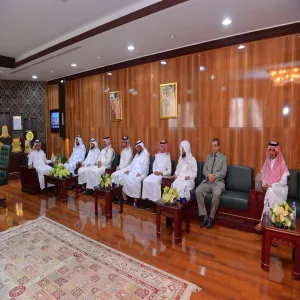 A DELEGATION OF COLLEGE OF SCIENCE AND HUMANITIES CONGRATULATES MU RECTOR THE NEW ASSIGNMENT