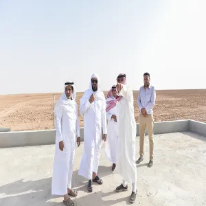 THE UNIVERSITY FINISHES THE PREPARATION FOR THE NEW OBSERVATORY SITE IN HAWTAT SUDAIR