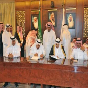 HIS HIGHNESS THE RECTOR EXTENDS HIS THANKS TO THE CUSTODIAN OF THE TWO HOLLY MOSQUES ON THE OCCASION OF HIS HIGHNESS MINISTER OF HIGHER EDUCATION SIGNATURE FOR THE CONTRACT OF ADMINISTRATION AND DEANSHIPS BUILDING ESTABLISHMENT PROJECT IN THE UNIVERSITY