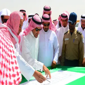 HIS EXCELLENCY (HE) THE RECTOR LAYS THE FOUNDATION STONE FOR PRESSING PROJECTS AT THE COLLEGE OF SCIENCES AND HUMANITIES IN HAWTAT SUDAIR