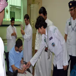 THE UNIVERSITY SCOUT ON A VISIT TO COMPREHENSIVE REHABILITATION CENTER IN CONJUNCTION WITH EID ALFITR