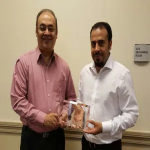 SPONOSRED STUDENT AL-HARBI WINS BEST SCIENTIFIC RESEARCH PRIZE